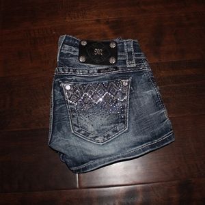 Miss Me: Denim Shorts